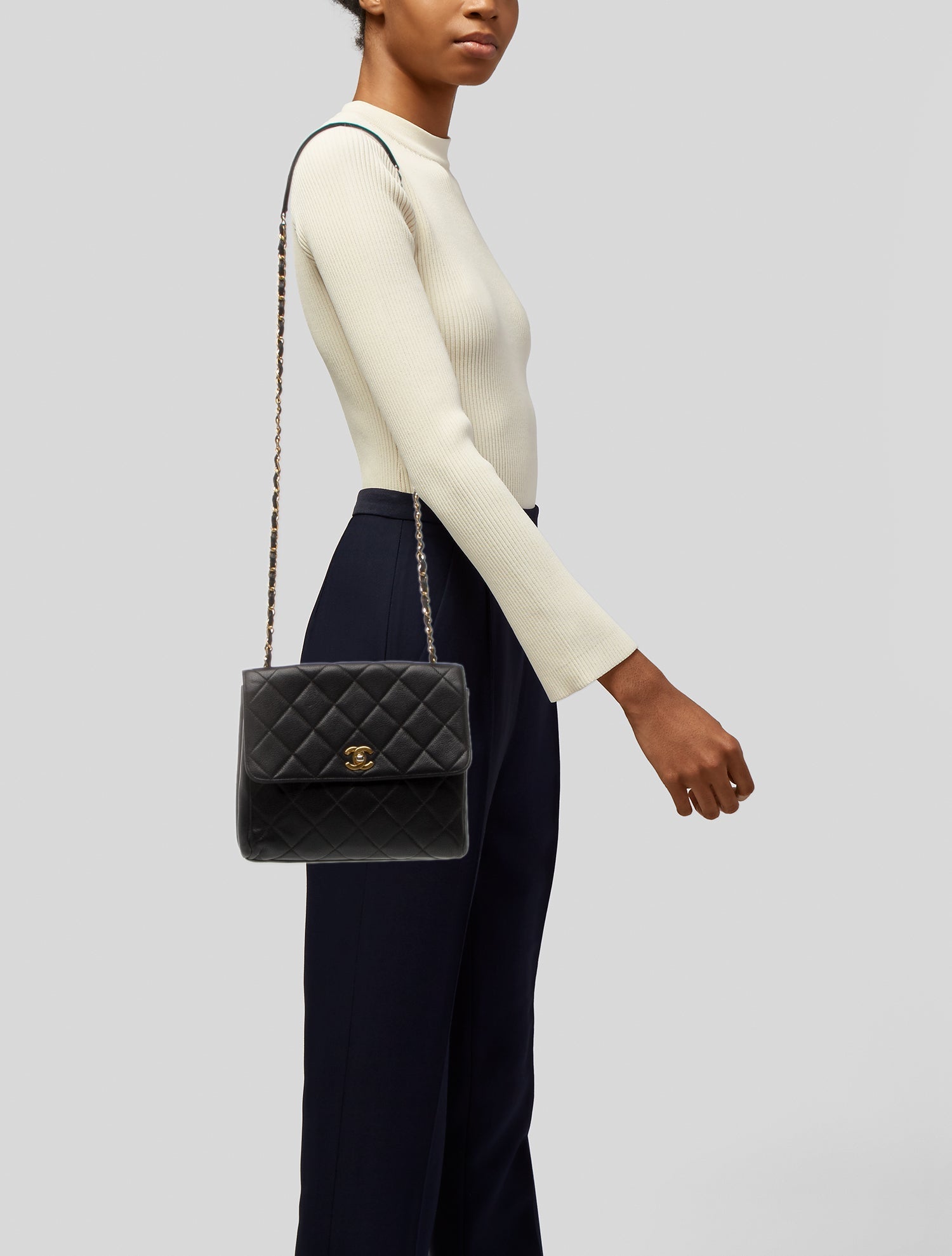 Chanel Square Single Flap Bag